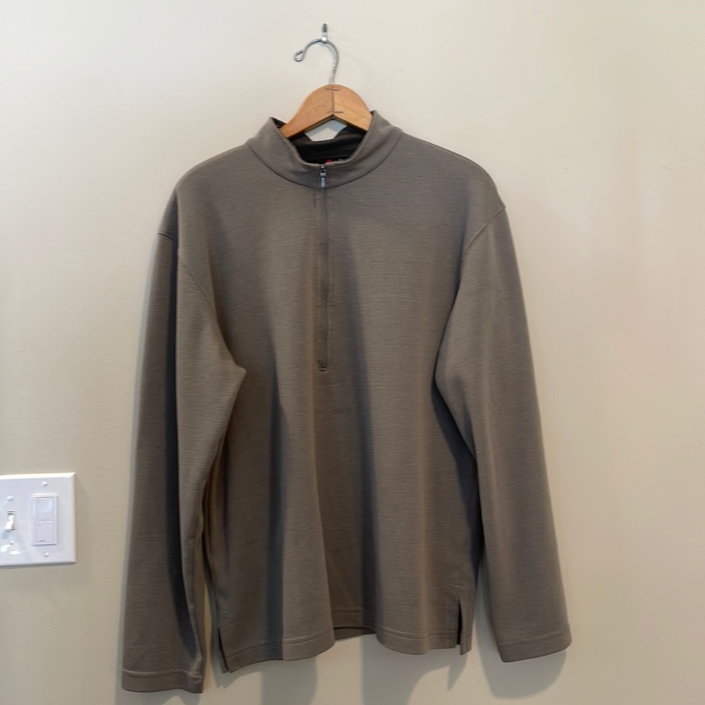 L.L. Bean medium weight 1/4 (1/2) zip shirt